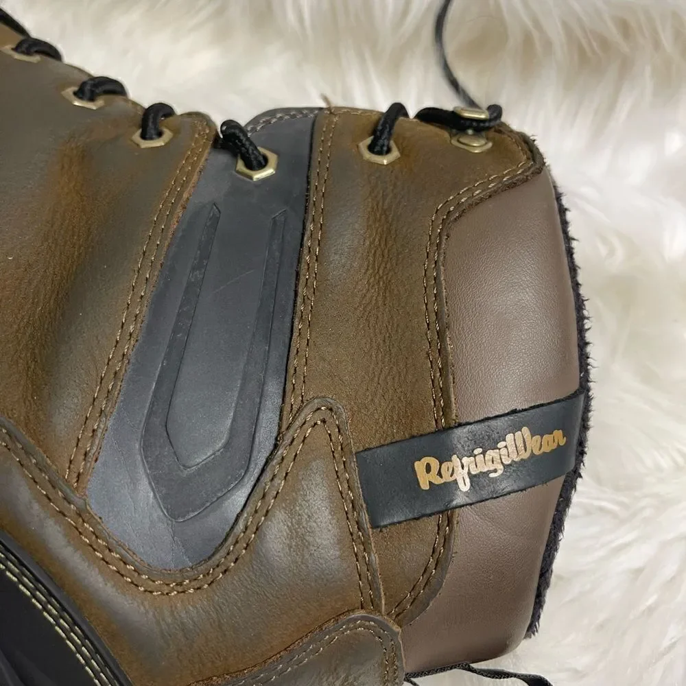 Refrigiwear Iron Tuff Hiker Leather waterproof insulated lace up boots Size 14M